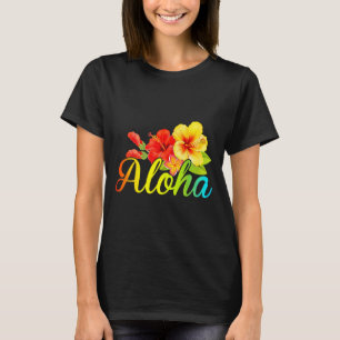 Aloha shirt hawaiian flower hawaii vacation women