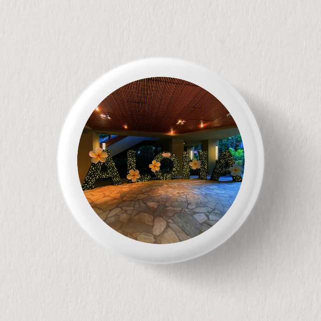 Aloha Sign #2 Button (Front)