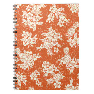 Aloha Spirit: Hibiscus-Pineapple Harmony. Notebook