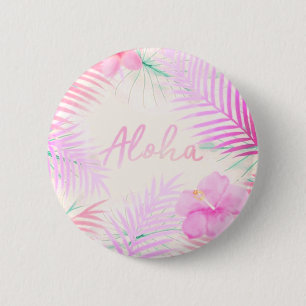 Aloha summer 6 cm round badge