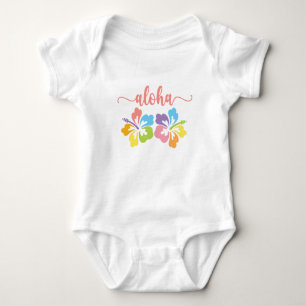 Aloha Summer Pastel  Baby Bodysuit