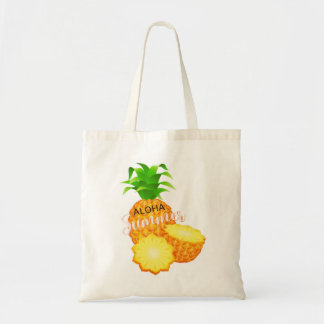 Aloha Summer Pineapple_ Hawaiian Islands  Tote Bag