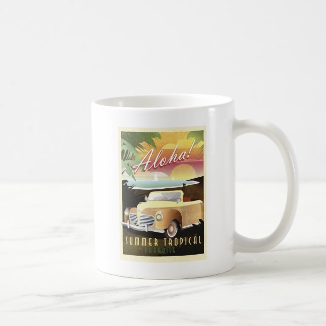 Aloha! Summer Tropical Paradise Coffee Mug (Right)