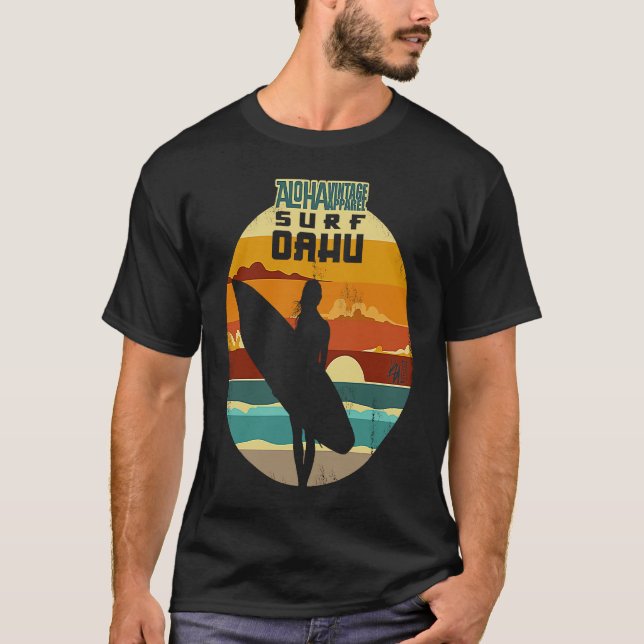 Aloha Surf Surf Oahu Version2 T-Shirt (Front)