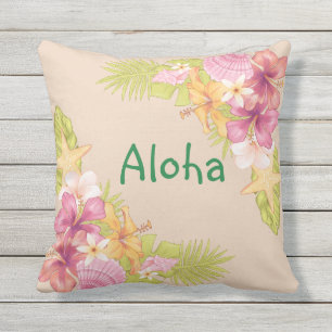 Aloha Throw Pillow