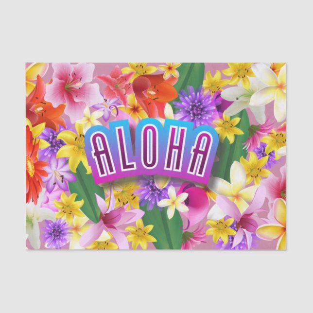 Aloha! Tissue Paper (Front)