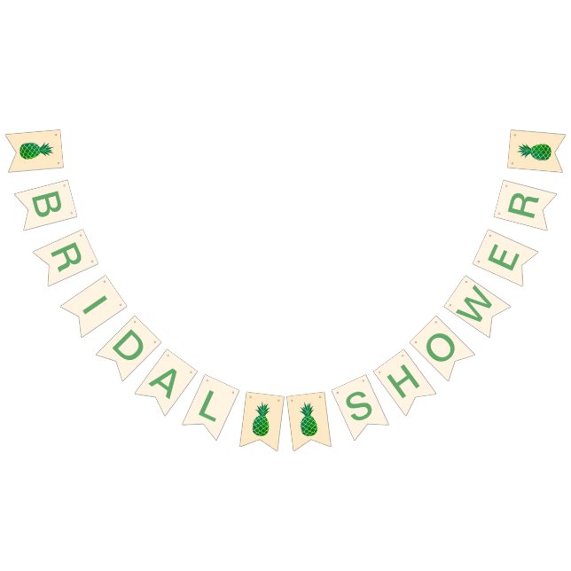Aloha Tropical Bridal Shower Bunting (All)