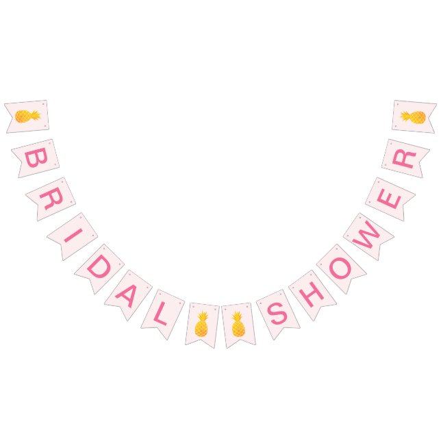 Aloha Tropical Bridal Shower Bunting (All)