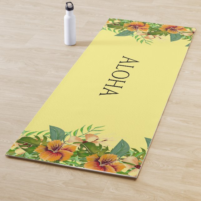 Aloha Tropical Flowers  Yoga Mat (In Situ)