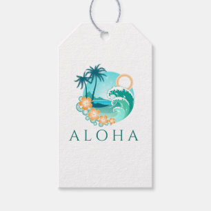 Aloha Tropical Gift Tags