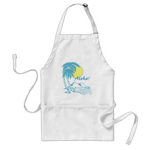 Aloha Tropical Hawaiian Design Standard Apron