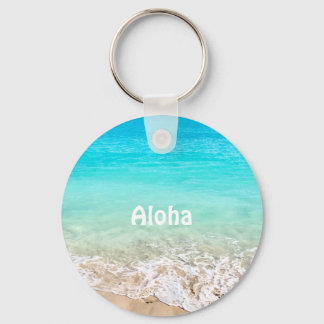 Aloha Tropical Hawaiian Ocean Key Ring