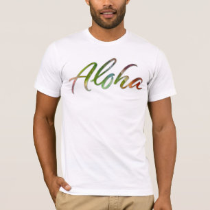 Aloha - Tropical Lettering - Hawaii Hawai'i Nature T-Shirt