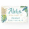 Aloha Tropical Pineapple Baby Shower Banner