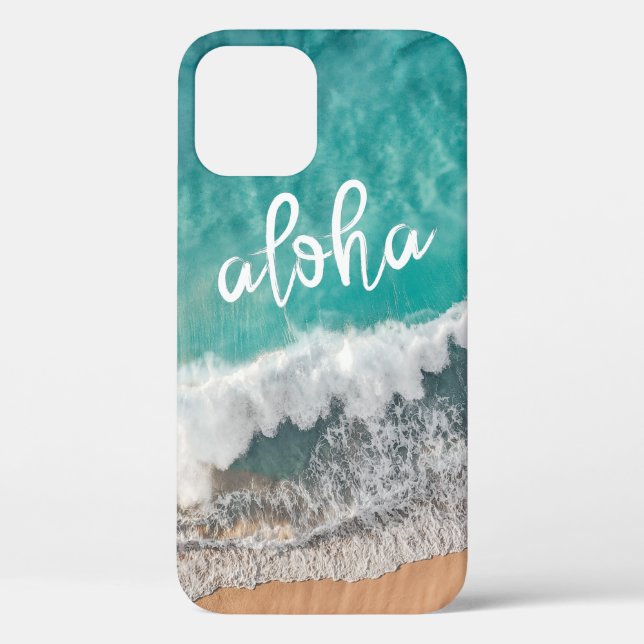 Aloha Tropical Sand Beach with Turquoise Sea Case- Case-Mate iPhone Case (Back)