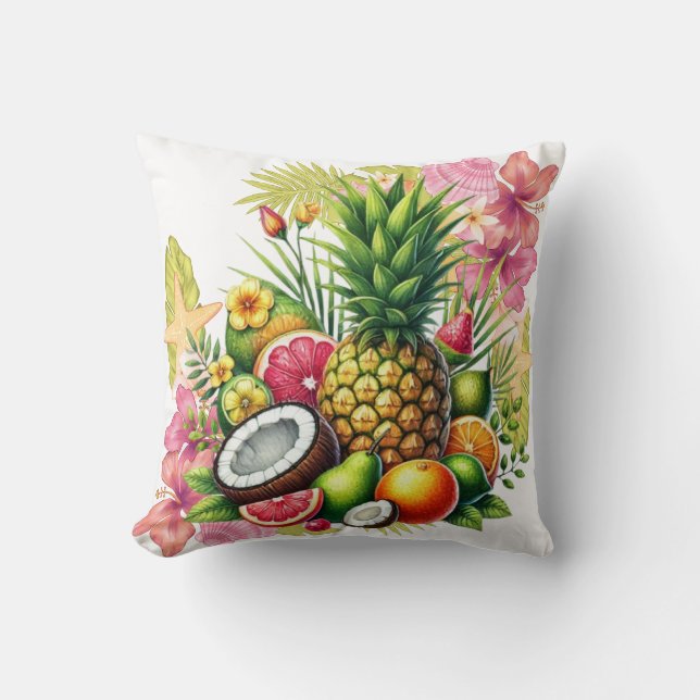 Aloha Tropics  Cushion (Front)
