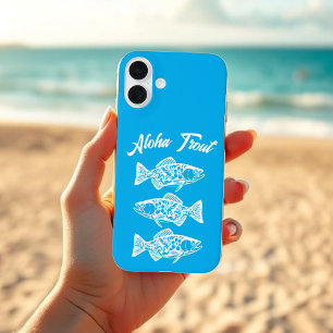 Aloha Trout-Blue Hawaiian iPhone 16 Plus Case