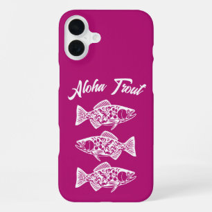 Aloha Trout-Blue Hawaiian iPhone 16 Plus Case
