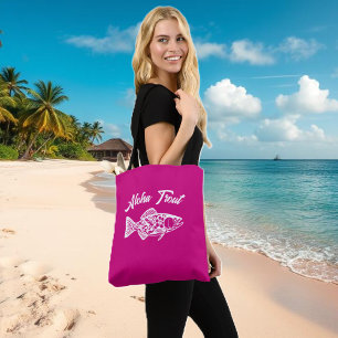 Aloha Trout-Fisherman Style Tote Bag