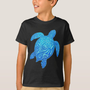 Aloha Turtle Hawaii Tribal Hawaiian Maori Sun Sea T-Shirt
