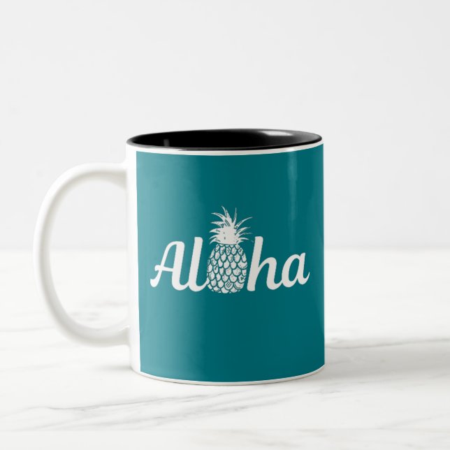 Aloha Two-Tone Coffee Mug (Left)