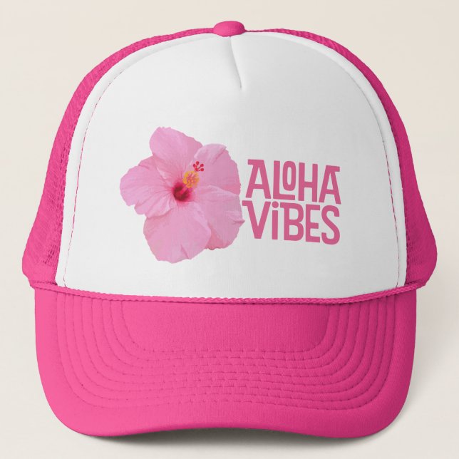 Aloha Vibes  Trucker Hat (Front)