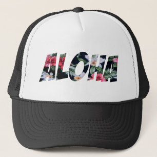 Aloha Vintage Hawaiian Print.png Trucker Hat