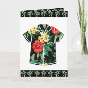 ALOHA VINTAGE HAWAIIAN SHIRT GREETING CARD 1
