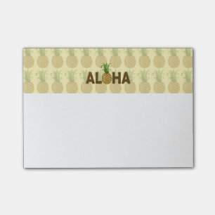 Aloha Vintage Pineapple Hawaiian Hawaii Post-it Notes