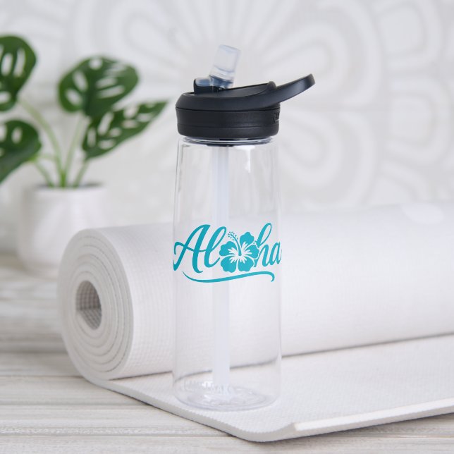 Aloha Water bottle (Yoga (Rotated))