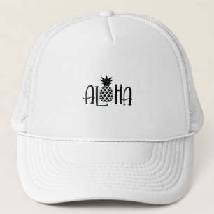 Aloha With A Pineapple Trucker Hat