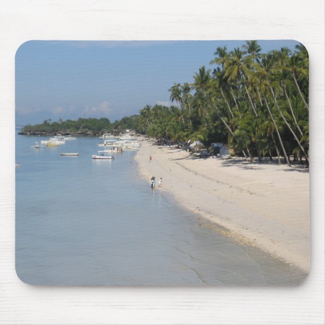 Alona Beach, Panglao Island, Bohol, Philippines Mouse Mat (Front)