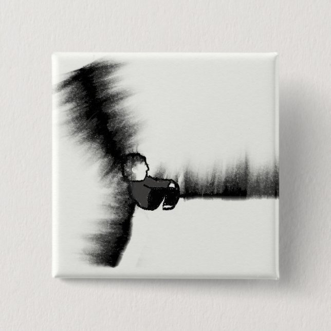alone 15 cm square badge (Front)