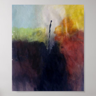 ALONE- Abstract Painting Poster