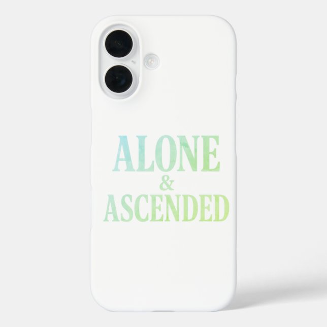 Alone & Ascended – The Art of Elevated Solitude Case-Mate iPhone Case (Back)