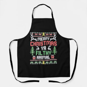 Alone At Home Movies Merry Christmas You Filty Apron