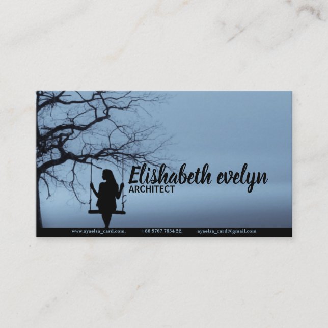 Alone Business Card (Front)
