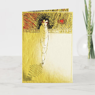 alone gold soul thank you card