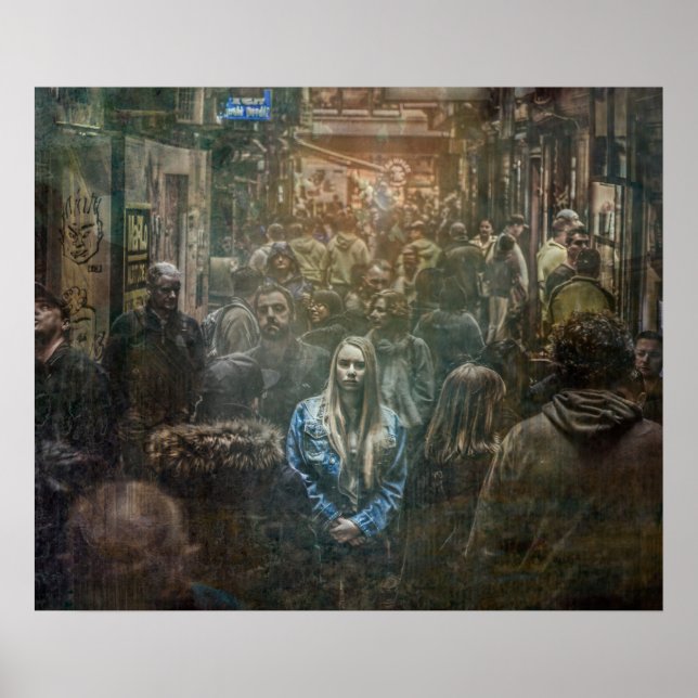 Alone in a Crowd Poster (Front)