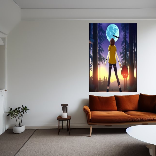 Alone in the forest | AI Art Poster (Creator Uploaded)