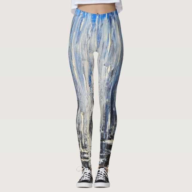 Alone in the Rain – Moody Emotional  Leggings (Front)