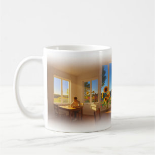 Alone Not Lonely Golden Room Solitude Mug