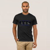 Alone periodic table word shirt (Front Full)