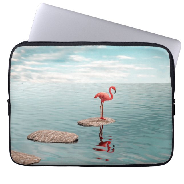 Alone – Quiet Balance Laptop Sleeve (Front)