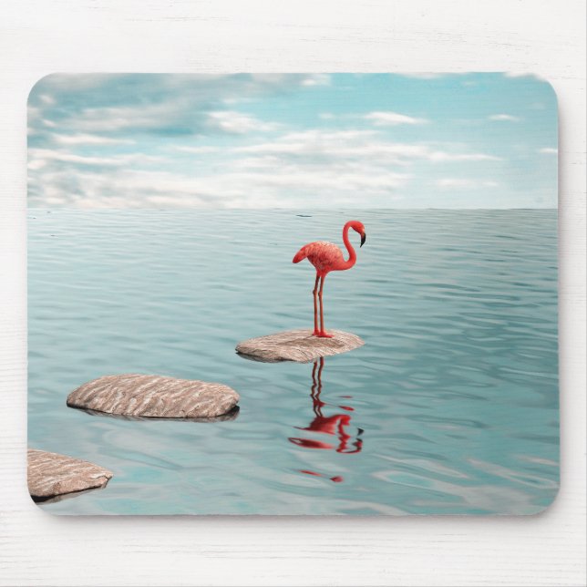 Alone – Quiet Balance Mouse Mat (Front)