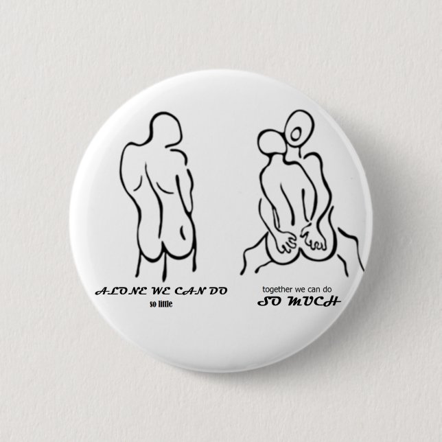 Alone together Button (Front)