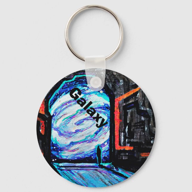 Alone with the Shiny Abyss Key Ring (Front)