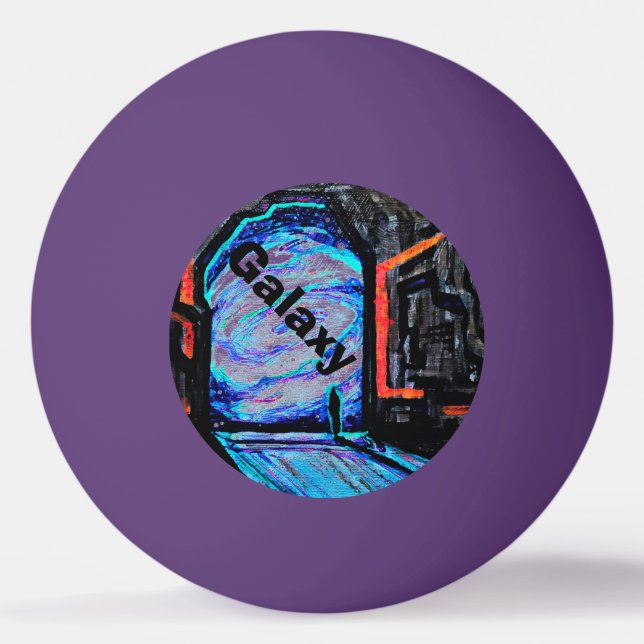 Alone with the Shiny Abyss Ping Pong Ball (Front)