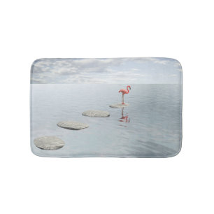 Alone with thoughts bath mat