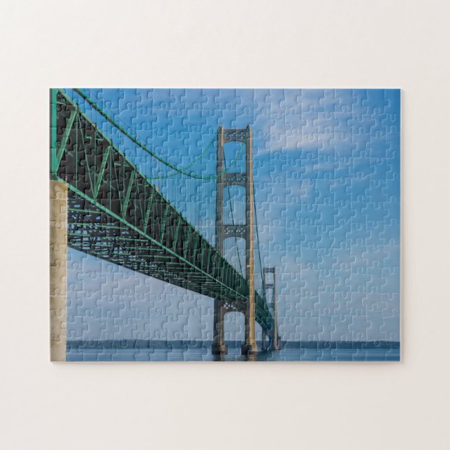 Along Mackinac Bridge Jigsaw Puzzle (Horizontal)